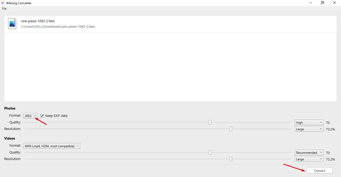 Cách chuyển đổi định dạng HEIC sang JPG trên Windows