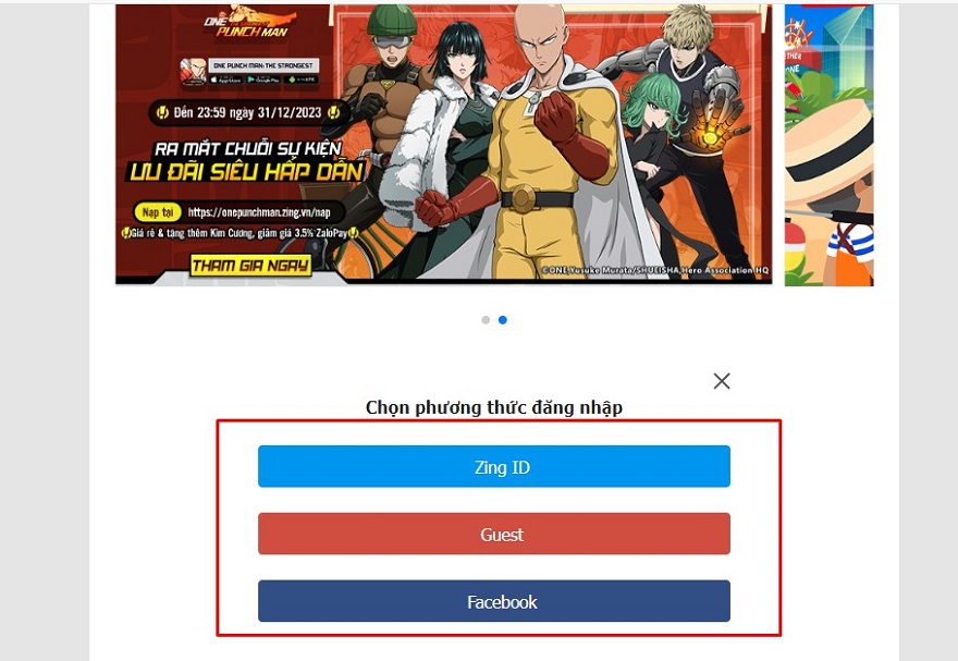 One Punch Man the Strongest VNG 