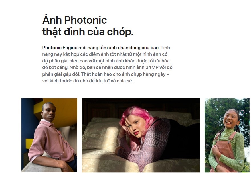 Công nghệ Photonic Engine xuất hiện trên iPhone nào?