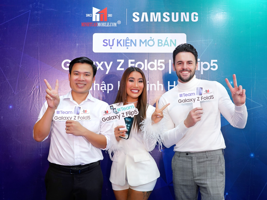 Dàn KOL đình đám hội tụ trong ngày mở bán các sản phẩm mới của Samsung