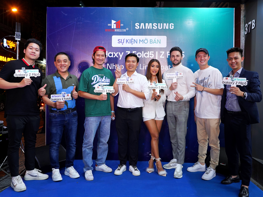 Dàn KOL đình đám hội tụ trong ngày mở bán các sản phẩm mới của Samsung