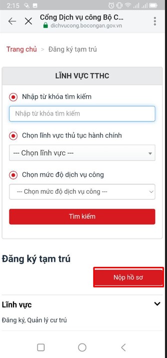 Hướng dẫn cách đăng ký thường trú, tạm trú trên Zalo