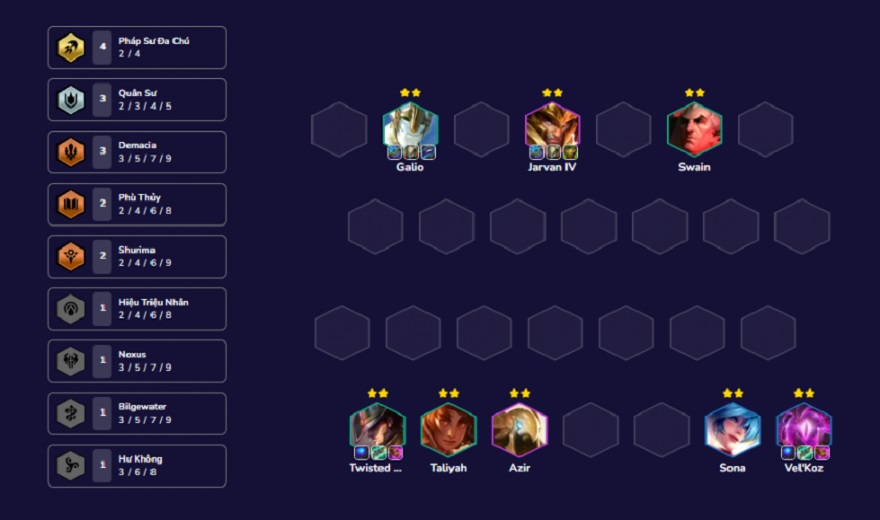 Top 3 đội hình leo rank bản 9.5 DTCL