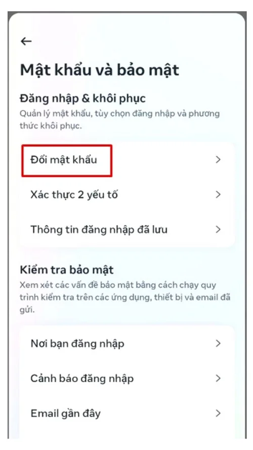 Hướng dẫn đổi mật khẩu trên Instagram