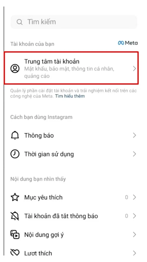 Hướng dẫn đổi mật khẩu trên Instagram