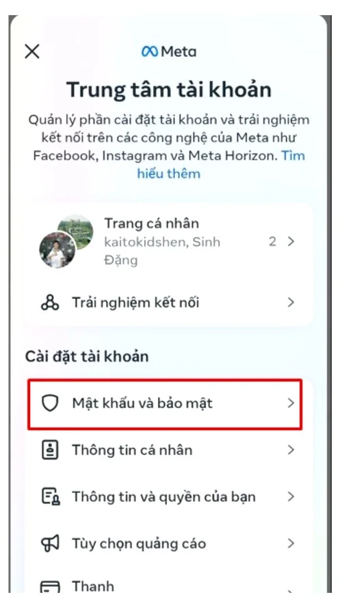 Hướng dẫn đổi mật khẩu trên Instagram