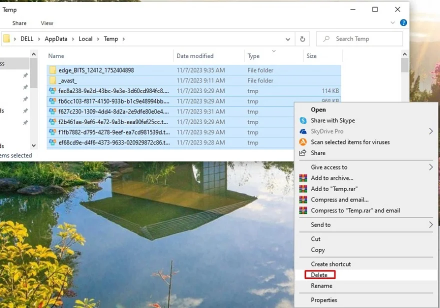 Giải phóng ổ đĩa C
