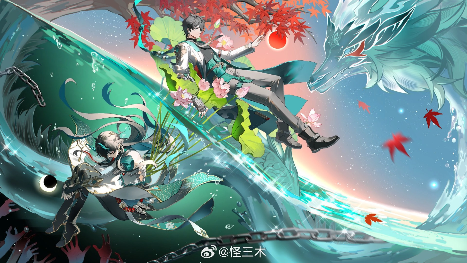 fanart được tuyển chọn của Dan Heng trong Honkai Star Rail