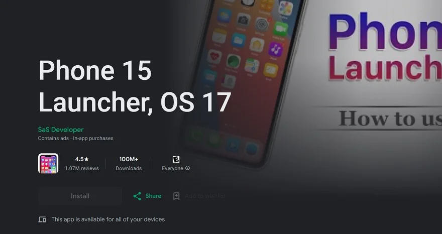 Giả lập iPhone 15 trên Android 