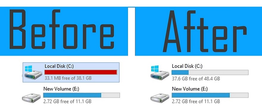 Hướng dẫn giải phóng ổ đĩa C