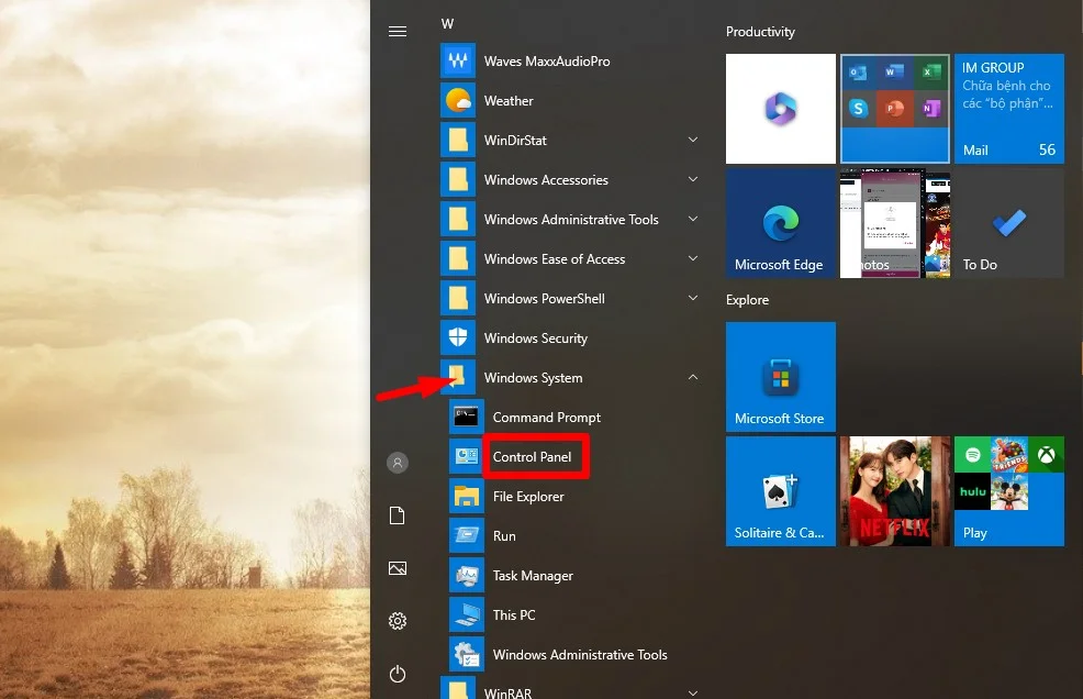 Gỡ ứng dụng Win 10