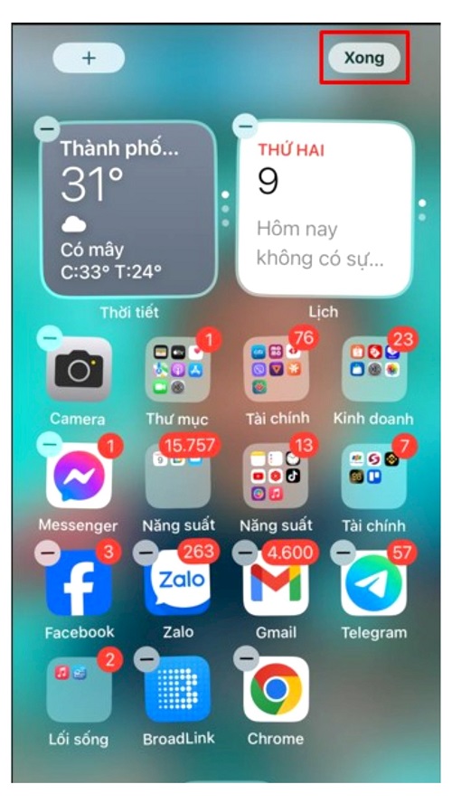 Hiện phần trăm pin trên iPhone 15 series