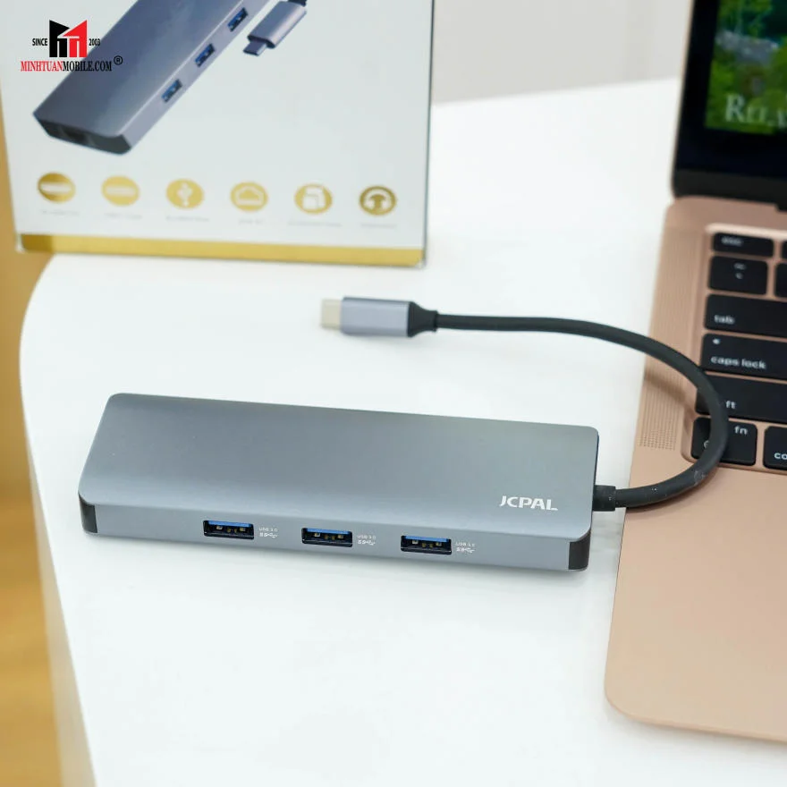 Hub chuyển đổi 9 in 1 Type-C Port Hub 