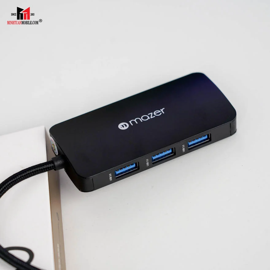 Hub chuyển đổi Mazer 6 in 1 Type-C