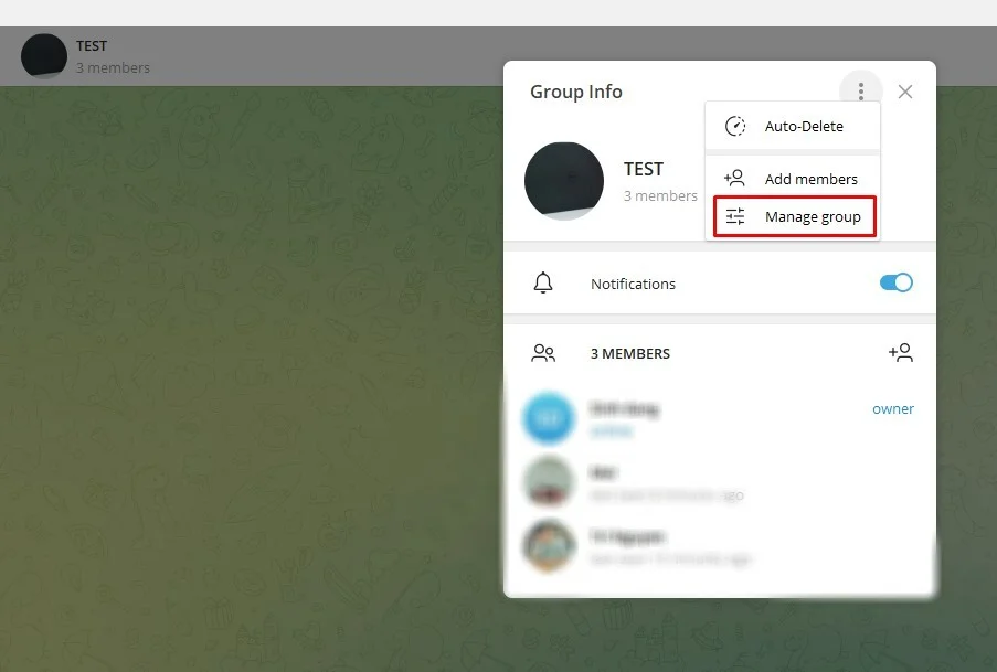 Đổi tên Telegram
