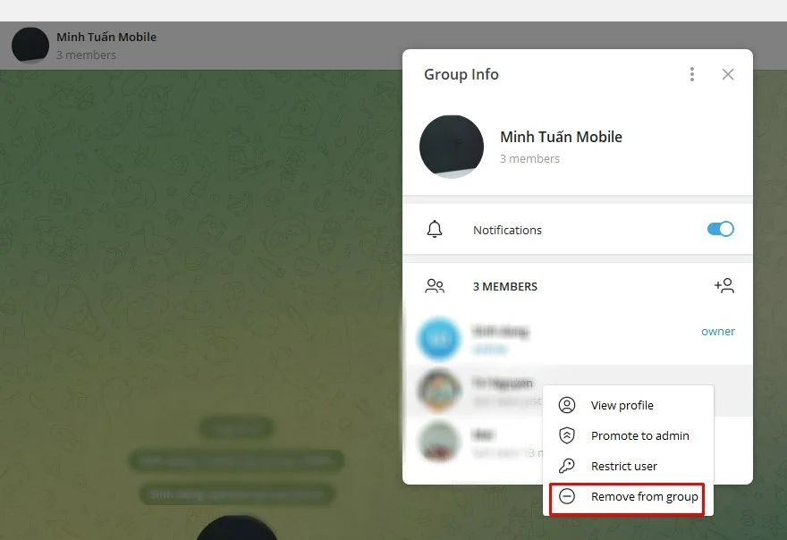 Đổi tên Telegram