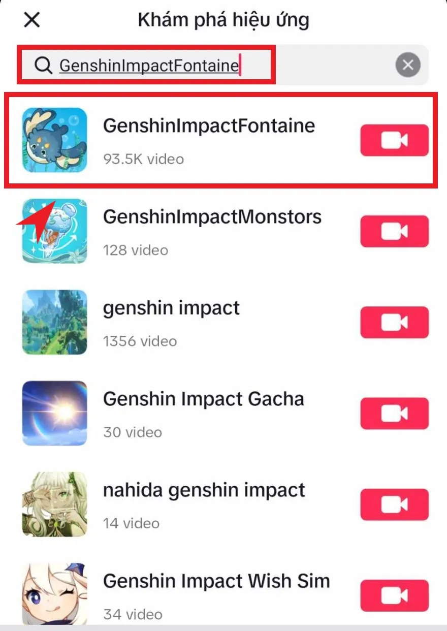 nhận khung genshin impact trên tiktok
