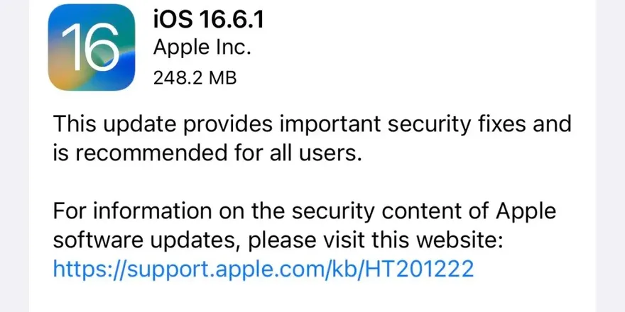 iOS 16.6.1 có gì mới?
