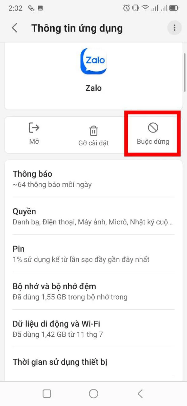 Khắc phục lỗi mất tiếng khi gọi trên Zalo