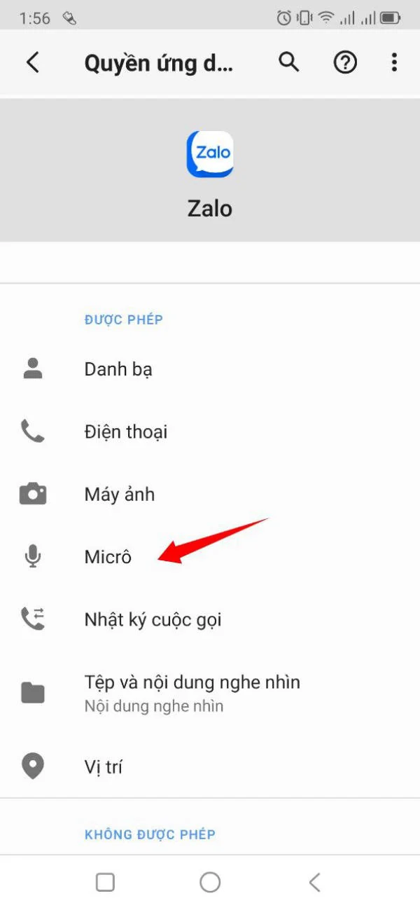 Khắc phục lỗi mất tiếng khi gọi trên Zalo
