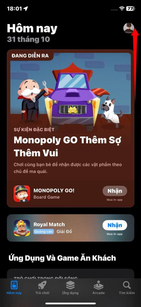 Lỗi ứng dụng tự thoát