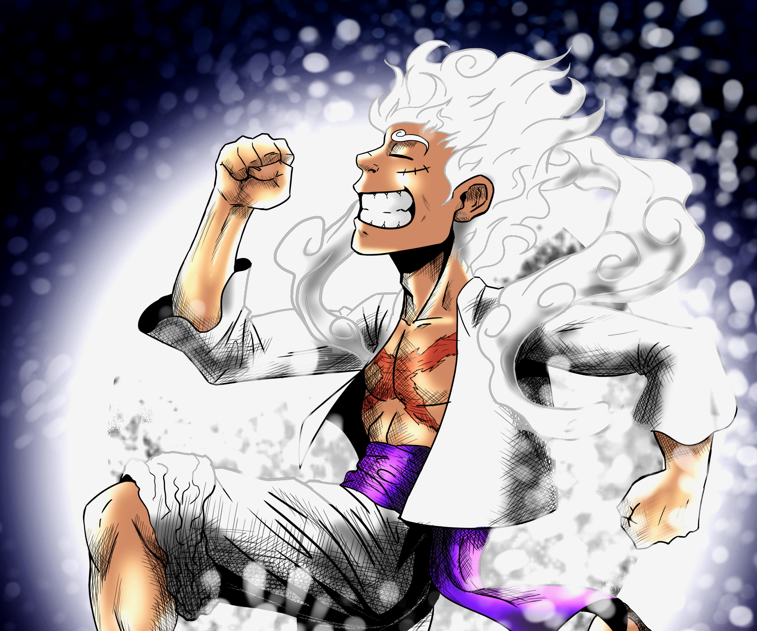 Tổng hợp hình nên Luffy Gear 5