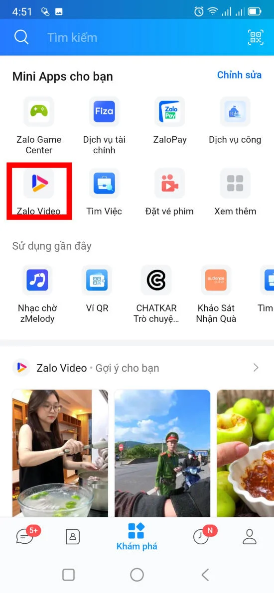 Hướng dẫn xem các video đã lưu trên Zalo 
