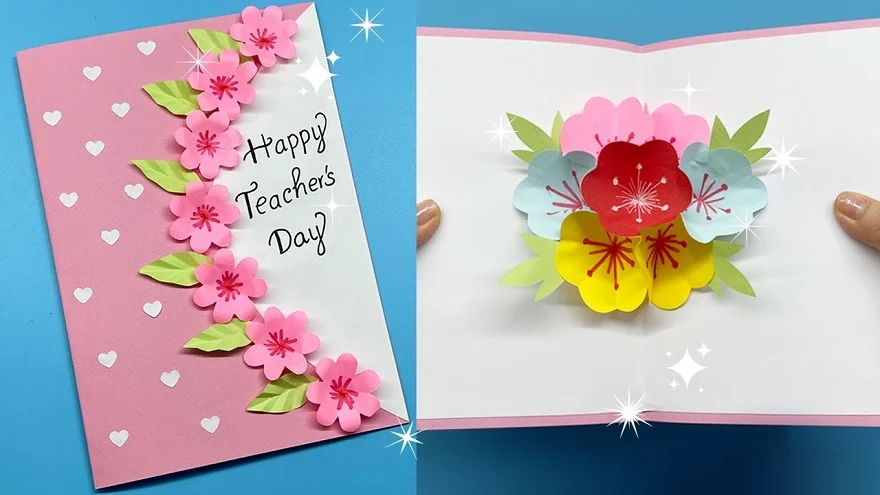 Thiệp 20/11 tự làm cực đẹp