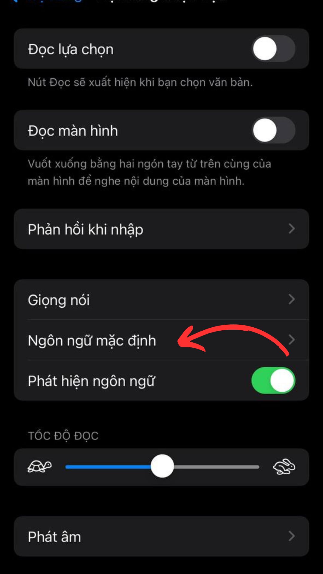 Mẹo đọc tên giọng nói