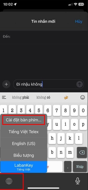 Mẹo hay trên bàn phím iPhone