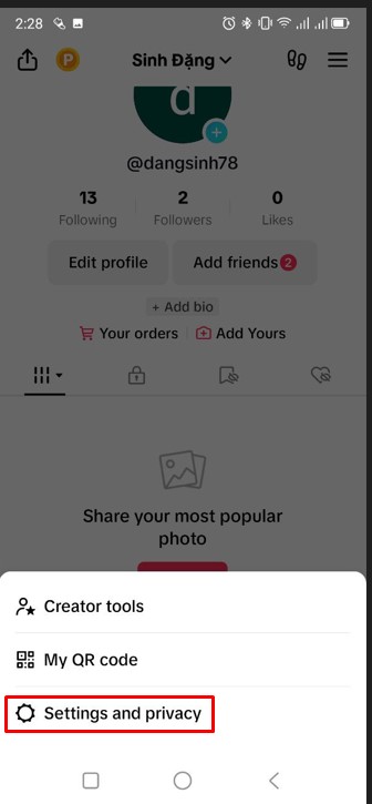 Hướng dẫn tắt hiệu ứng chớp nháy trên Video TikTok 