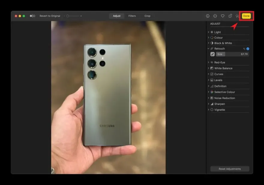 Mẹo xóa vật thể trên macbook