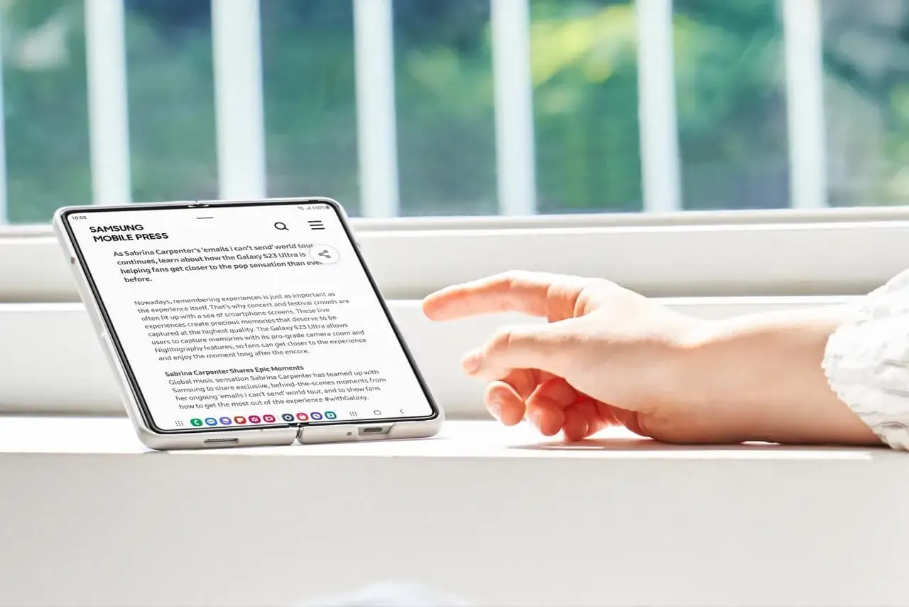 Một nâng cấp nhỏ trên Galaxy Z Fold5 ít người biết đến