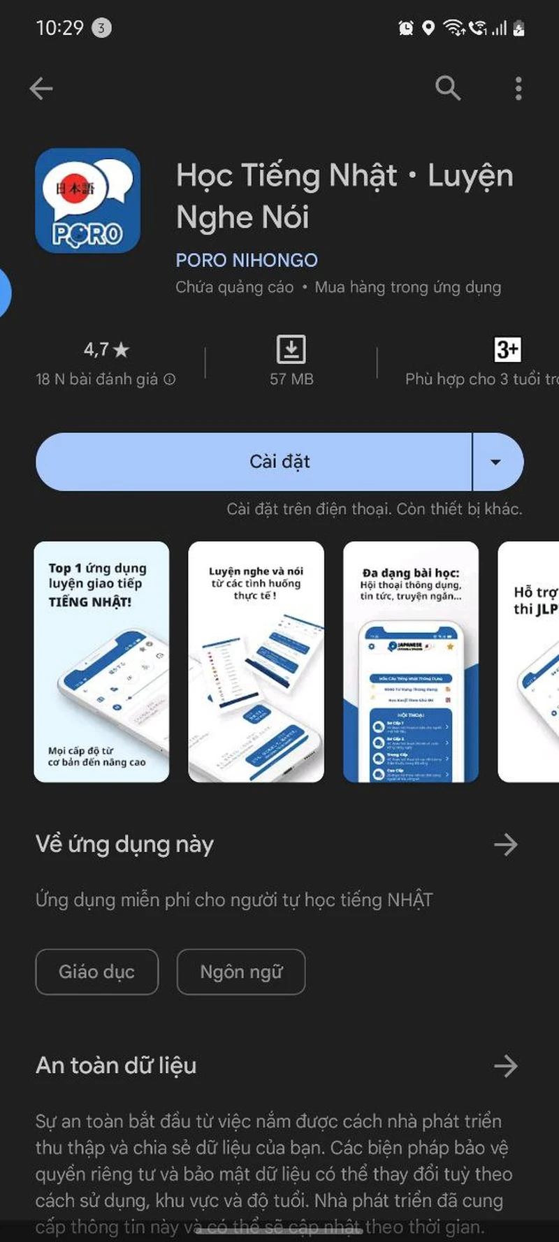 ứng dụng học tiếng Nhật miễn phí trên điện thoại mới nhất 2023-2
