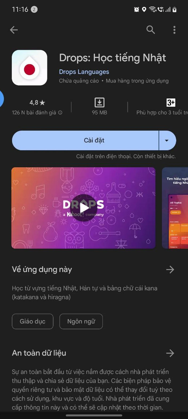 ứng dụng học tiếng Nhật miễn phí trên điện thoại mới nhất 2023-9