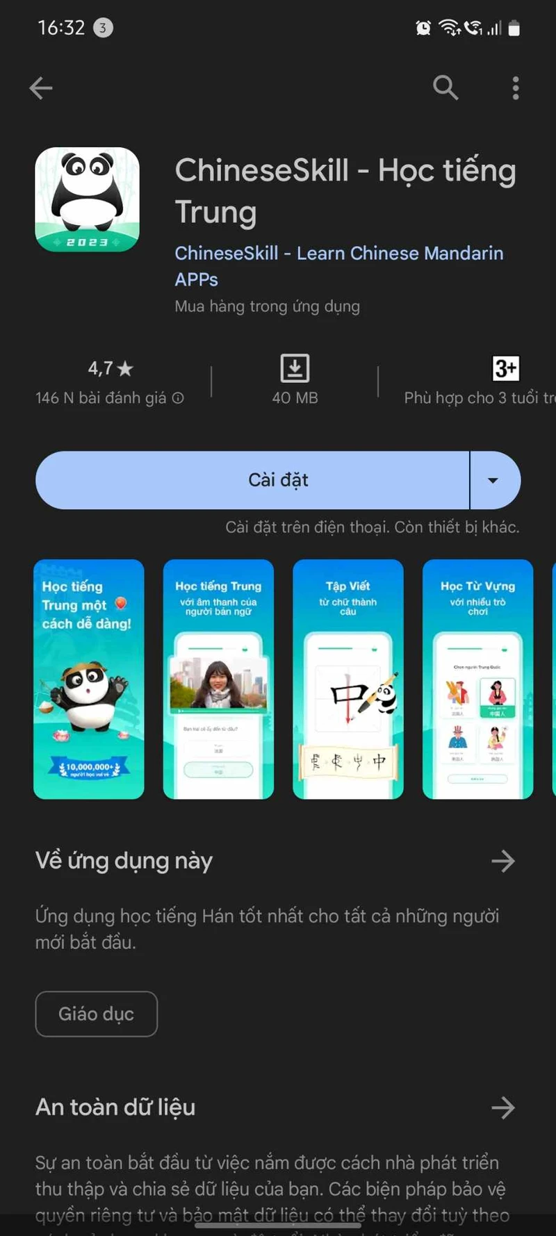 ứng dụng học tiếng Trung miễn phí trên điện thoại mới nhất 2023-10