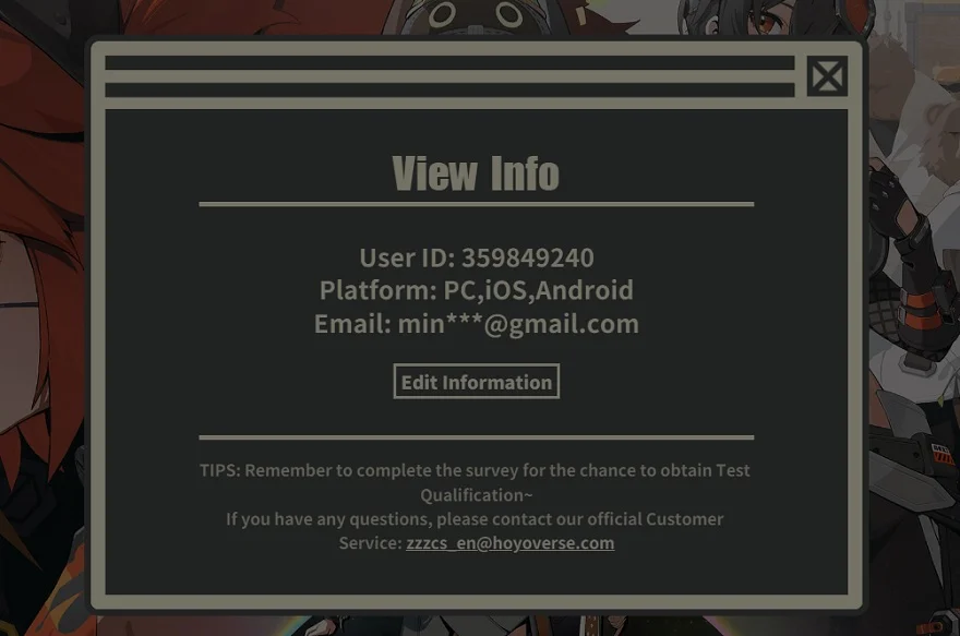 Đăng ký beta test Zenless Zone Zero