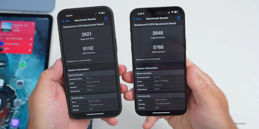 Đánh giá hiệu năng và thời lượng pin của iOS 17 Beta 5