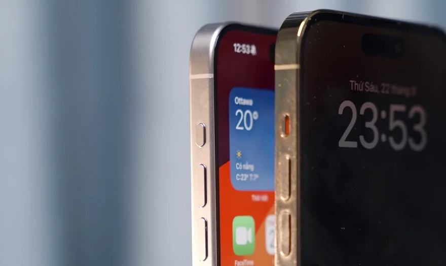 nút action iPhone 15 Pro Max