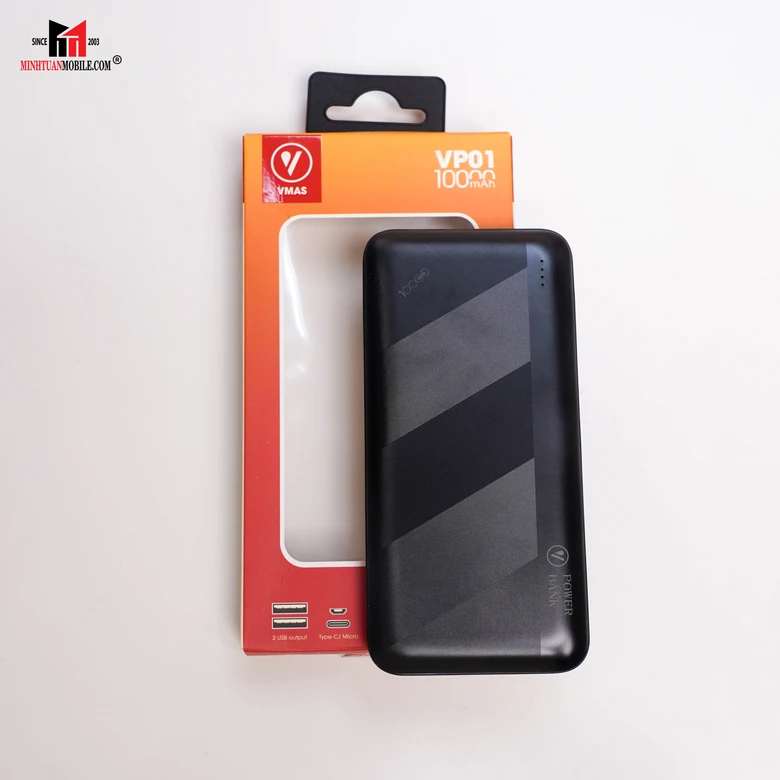 Pin sạc dự phòng Vmas 10.000 mAh