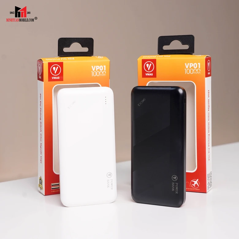 Pin sạc dự phòng Vmas 10.000 mAh