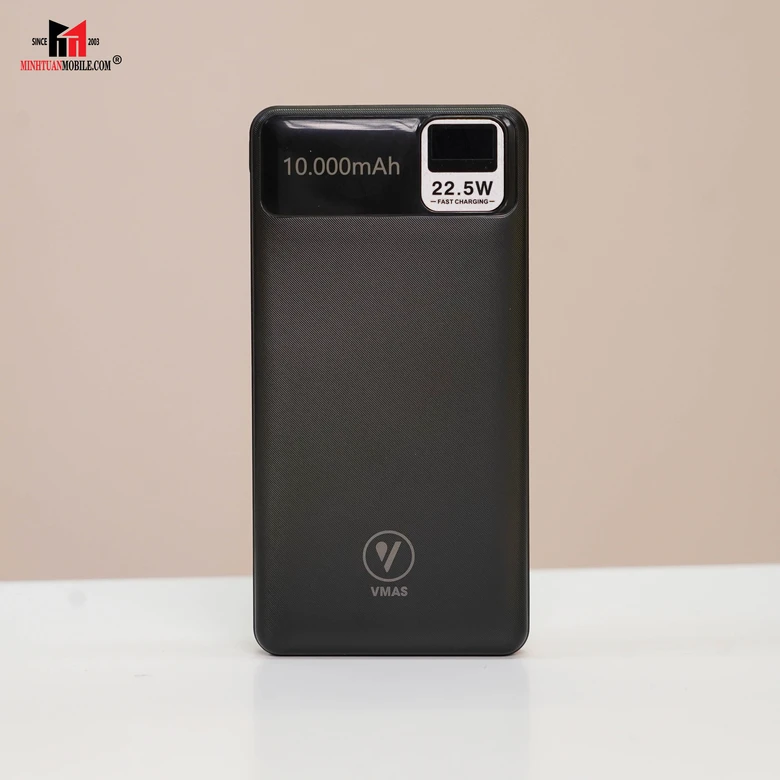 Pin sạc dự phòng Vmas 10.000 mAh 22.5W