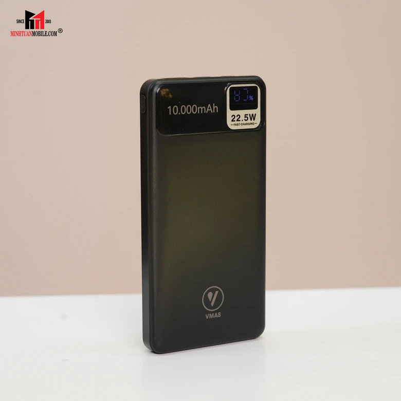 Pin sạc dự phòng Vmas 10.000 mAh 22.5W