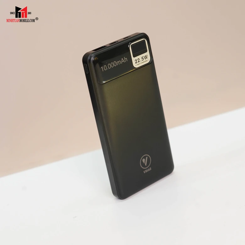 Pin sạc dự phòng Vmas 10.000 mAh 22.5W