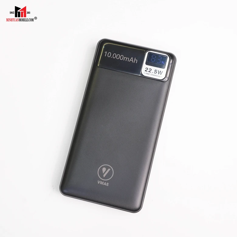 Pin sạc dự phòng Vmas 10.000 mAh 22.5W