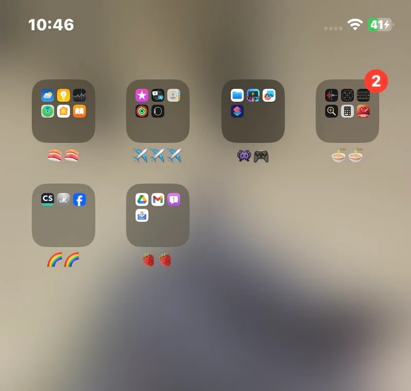 Sắp xếp app iPhone