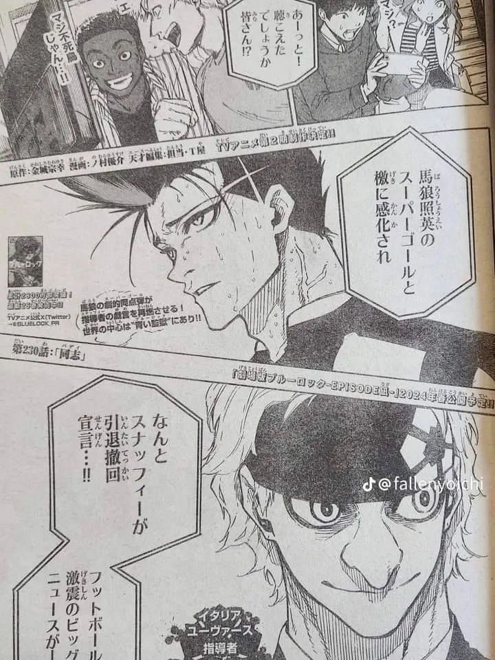 Spoiler Blue Lock chap 230