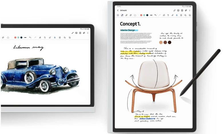 Tấm Note (nam châm) Galaxy Tab S9 Plus