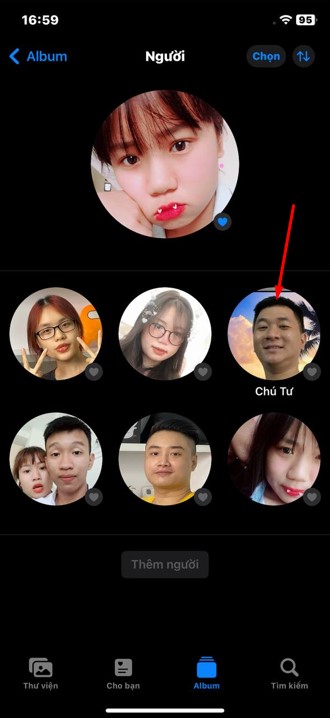 Cách tạo album cùng một chủ thể trên iOS 17