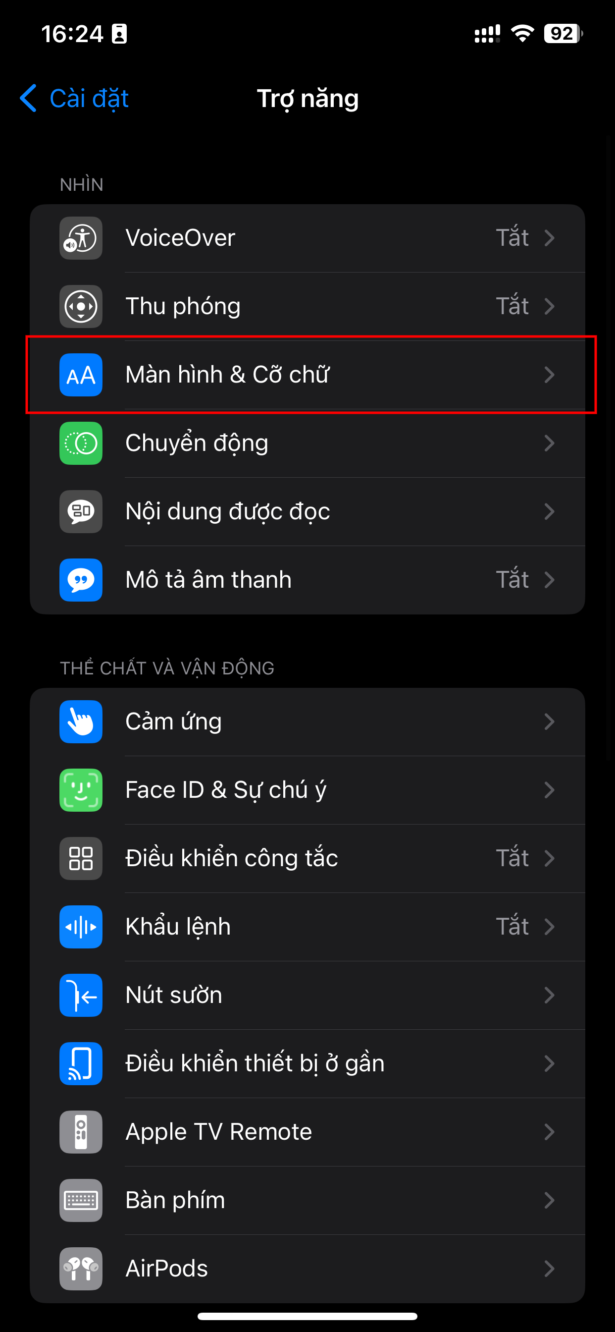 Tắt độ sáng tự động trên iPhone trong 3 bước đơn giản